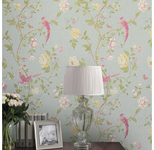 Vliestapete 113392 Laura Ashley Summer Palace Grün