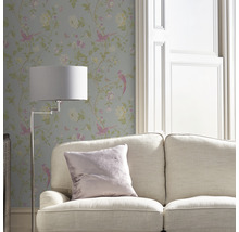 Vliestapete 113392 Laura Ashley Summer Palace Grün