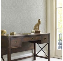 Vliestapete 113410 Laura Ashley Heraldic Grau