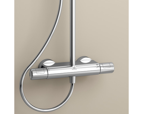 Aufputz Duscharmatur mit Thermostat