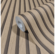 Tapetenrolle mit Holzpaneeloptik