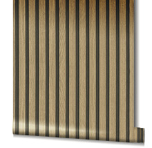 Tapetenrolle mit Holzriemenmuster