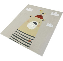 Teppich mit Bär und Möwe Motiv für Kinderzimmer