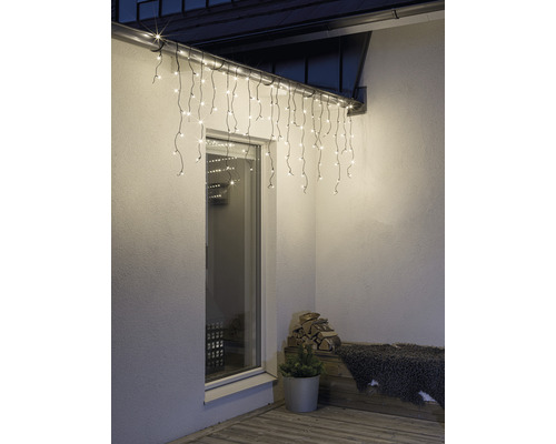 Eiszapfenlichterketten Konstsmide 100 LEDs Lichtfarbe warmweiß LED-System Erweiterung