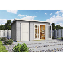 Gartenhaus Belmont inkl. Fußboden 380 x 250 cm lichtgrau