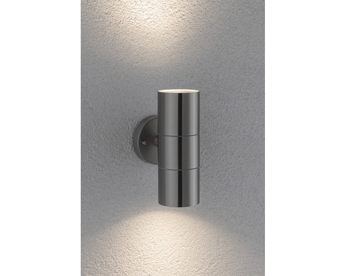 Wandleuchte aus Metall für den Außenbereich