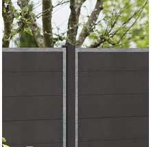 Gartenzaun mit Zaunpfosten