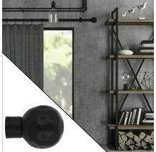 Endstück gehämmerte Kugel für Loft Black Line schwarz Ø 28 mm 1 Stk.