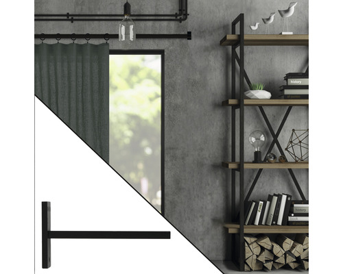 Wandträger für Regalböden im Wohnraum