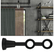 Wandträger 2-läufig für Love Autrement Black Line schwarz Ø 28 mm 13 - 20 cm lang 1 Stk.