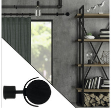Endstück Holzkreis für Loft Black Line schwarz Ø 28 mm 1 Stk.