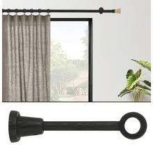 Gardinenstange mit Vorhang und Zubehör für die Fensterdekoration