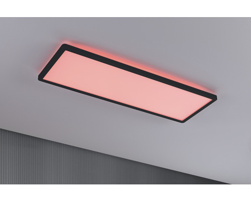 Rechteckige Deckenleuchte mit Licht