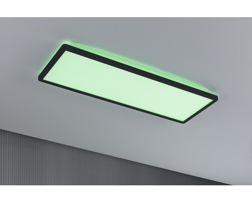 Rechteckige Deckenleuchte mit Beleuchtung