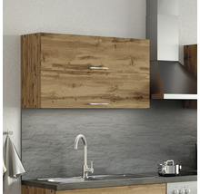 Küchenhängeschrank mit zwei Türen im Holzdesign