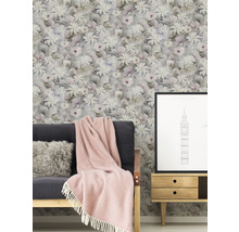 Vliestapete 38722-3 Pint Walls Blumen floral grau-thumb-3