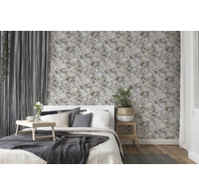 Vliestapete 38722-3 Pint Walls Blumen floral grau-thumb-4