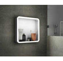 Wandregal Focco Organizer Mirror 35x11,4x35 cm grau-thumb-3