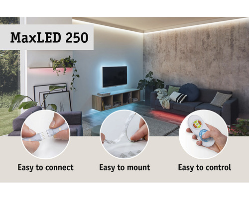 MaxLED 250 Strip IP44 1,0 m 4W 240 lm 6500 K tageslichtweiß Protect Cover  30 LED´s beschichtet 24V geeignet als Erweiterung zum Basisset jetzt kaufen  bei