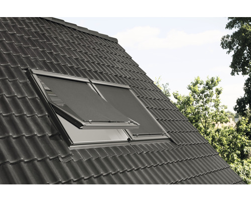 VELUX Hitzeschutz-Markise transparent schwarz solarbetrieben MSL CK02 5060