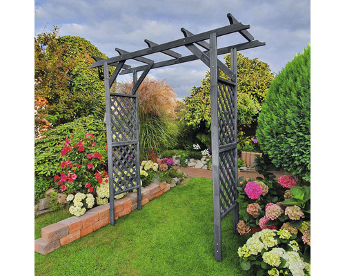 Pergola promadino Bamberg 200 x 51 x 208 cm grau