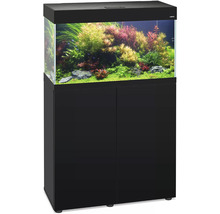 Aquarium mit Unterschrank, bepflanzt und mit Fischen