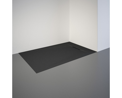 Ebene Duschfläche aus Steinzeug im Badezimmer