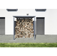 Fahrradunterstand, Kaminholzunterstand WESTMANN 170 x 196 cm anthrazit