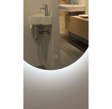 LED-Lichtspiegel Amirro Ambiente Oval 100x50 cm mit Touch-Sensor