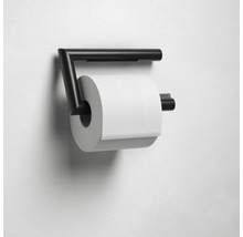 Toilettenpapierhalter Keuco Reva Black Selection ohne Deckel schwarz matt