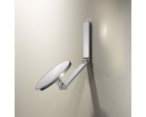 Verstellbarer Kosmetikspiegel zur Wandmontage