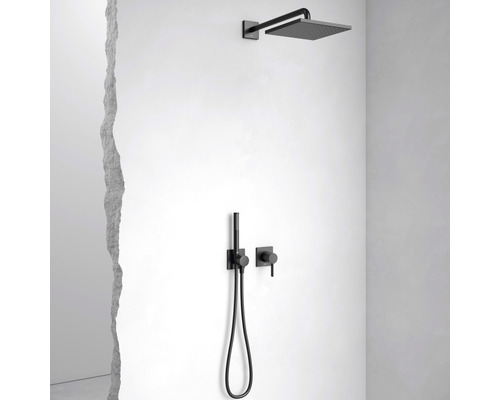 Duschsystem mit Kopfbrause und Handbrause zur Wandmontage