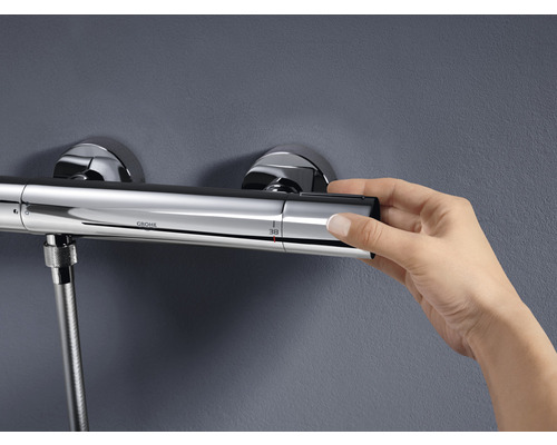 Grohe Duscharmatur mit Temperatureinstellung durch eine Hand