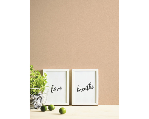 Dekorative Szene mit zwei gerahmten Kunstdrucken, einer Pflanze und Limetten