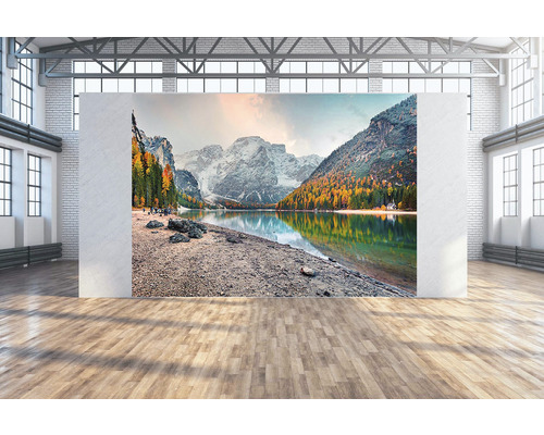 Wandtuch Bergsee 350x250 cm