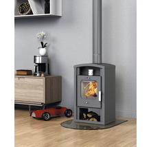 Kaminofen Umea schwarz Verkleidung Stahl 6 kW-thumb-3 Kaminofen Umea schwarz Verkleidung Stahl 6 kW-thumb-3