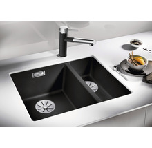 Spüle Blanco Subline 340/160-U links 460x555 mm vulkangrau