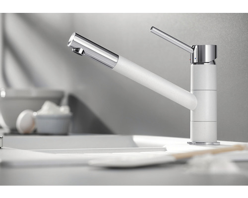 Küchenarmatur mit schwenkbarem Auslauf