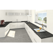 Küchenarbeitsplatte K370 Noir Deluxe 3-seitig bekantet, inkl. 2 zusätzlicher Dekorkanten, kartonverpackt 1860x635x30 mm-thumb-4
