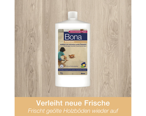 Bona Öl-Refresher für geölte Holzböden in einer 1-Liter-Flasche