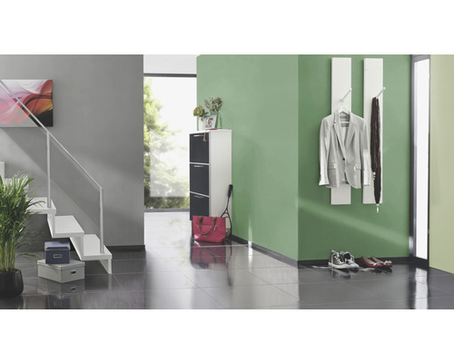 Eingangsbereich mit Treppe, Schuhschrank und Garderobe für eine organisierte Aufbewahrung