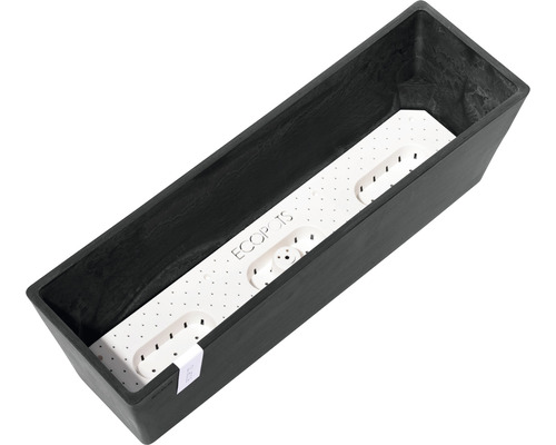 Rechteckiger Pflanzkasten mit Bewässerungseinsatz