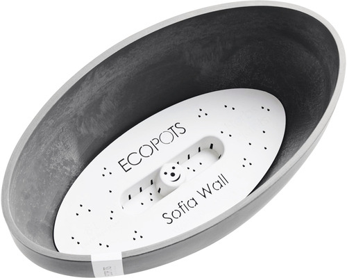 Ecopots Sofia Wall Pflanzgefäß aus Kunststoff