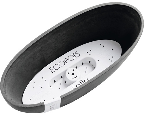 Ovaler Pflanzkübel mit Bewässerungseinsatz