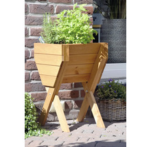 Hochbeet auf Stelzen dobar inkl. Pflanzfolie 39 x 40 x 61 cm braun-thumb-0 Hochbeet auf Stelzen dobar inkl. Pflanzfolie 39 x 40 x 61 cm braun-thumb-0