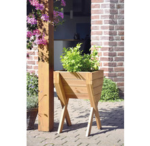 Hochbeet auf Stelzen dobar inkl. Pflanzfolie 39 x 40 x 61 cm braun-thumb-2 Hochbeet auf Stelzen dobar inkl. Pflanzfolie 39 x 40 x 61 cm braun-thumb-2