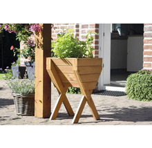 Hochbeet auf Stelzen dobar inkl. Pflanzfolie 39 x 40 x 61 cm braun-thumb-3 Hochbeet auf Stelzen dobar inkl. Pflanzfolie 39 x 40 x 61 cm braun-thumb-3