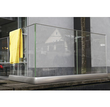 Verbinder für Pertura Pontos Glasgeländer silber 30x106 mm-thumb-2 Verbinder für Pertura Pontos Glasgeländer silber 30x106 mm-thumb-2