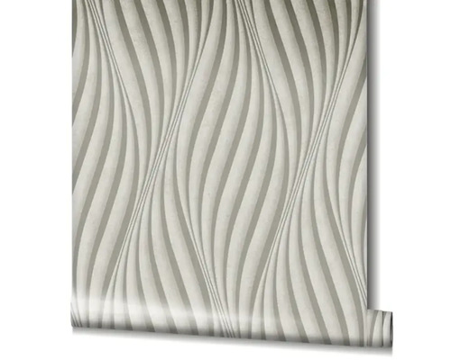 Tapetenrolle mit gewelltem Streifenmuster