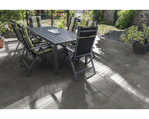 Beton Terrassenplatte iStone Style basaltgrau 60x40x4cm